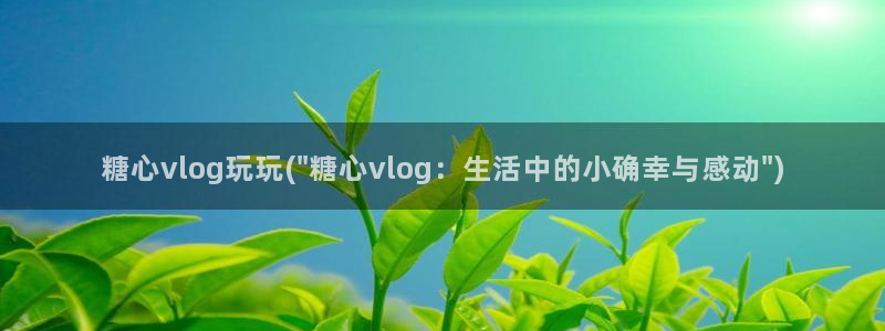 糖心vlog.com：糖心vlog玩玩(\