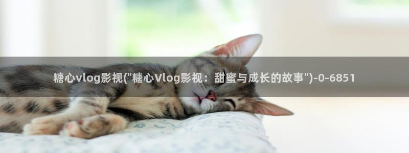 糖心色vlog视频